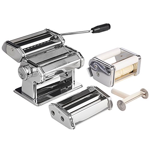 Machine à pâtes fraîches manuelle 3 en 1 en ino...