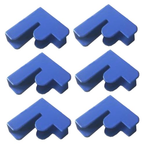 Pack de 6 connecteur en aluminium pour support ...