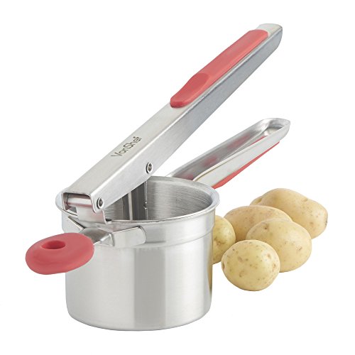 Presse-purée/presse légumes - rouge