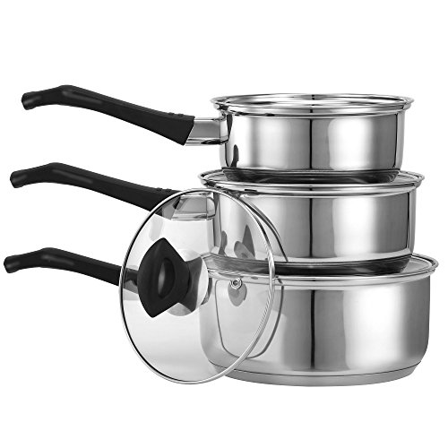 Set 3 pièces ustensiles de cuisines acier inoxy...