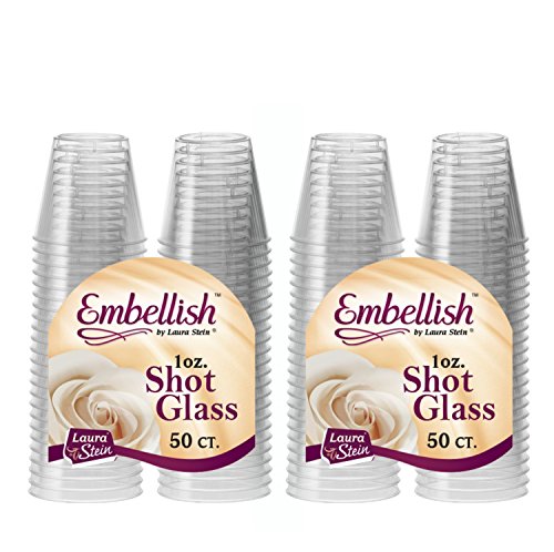 Embellish Embellir cristal en plastique rigide transparent verre à Shot jetables Transparent 30 ml 30 ml., Plastique, 100 Pcs 5060357999100 (5060357999100)
