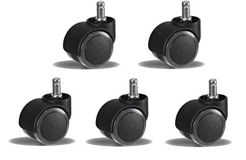 Chaise de bureau 50 mm Roulettes 2 roues avec p...