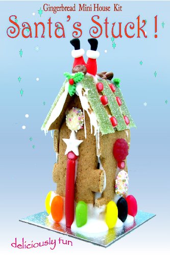 Village Workshop collé à biscuits ou chocolat en pain d'épices Mini Kit maison du Père Noël, Santa's Stuck Gingerbread Mini House Kit, Mini code EAN 5060362260332 