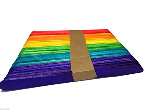 Bâtons de Sucettes en Bois 114 mm x 10 mm x 2 mm