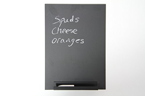 BHMA Limited A4 eaziwipe® pour réfrigérateur Tableau Noir avec fixations - Idéal pour cuisine Memo Board Magnétique sans bâton de craie blanche et étagère de rangement pratique. code EAN 5060378589724 