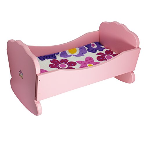 Jouet en Bois pour Enfants Lit à Bascule pour P...