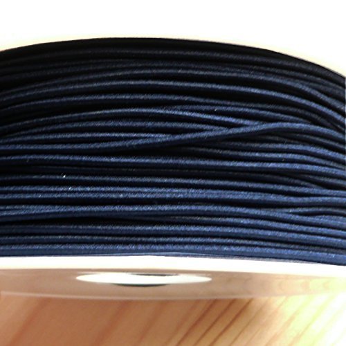 2 mètres de 1 mm de large cordon élastique rond...