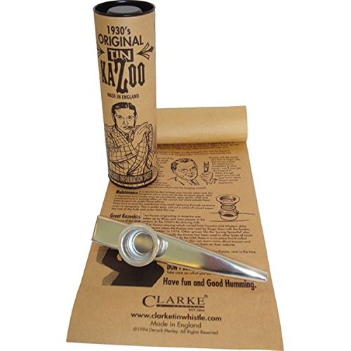 Music Sales Kazoo en étain de couleur argent (Clarke :  Original Kazoo en étain) code EAN 5060383419696 