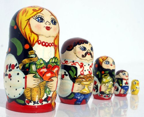 Matriochka babouchka poupée russe d'emboîtement...