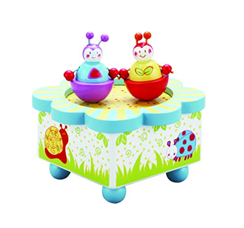 Slimy Toad Boîte à musique en bois "P'tite bête" - Jouet en bois Enfant - Lucy Locket 5060387921577 (5060387921577)