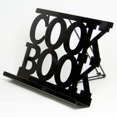 Support de livre de recettes noir