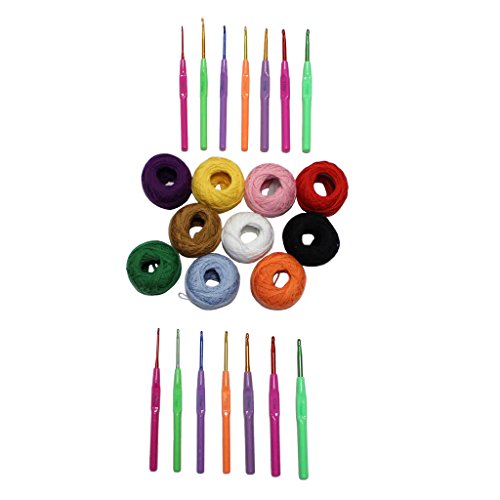 M 14 crochets colorés en aluminium de 2 à 5mm a...