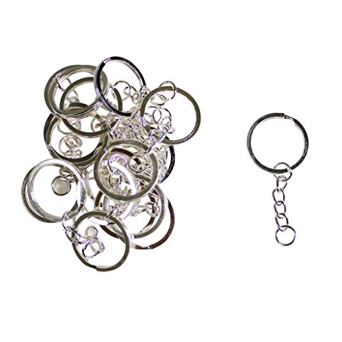 M - lot de 100 supports pour porte-clés avec un...