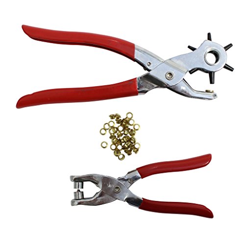 Perforeuse Pivotante 5 Trous et Pince à Œillets...