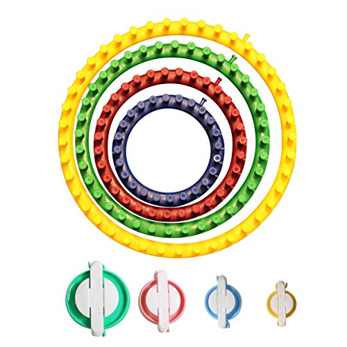 M ensemble de 4 métiers à tisser ronds et appar...