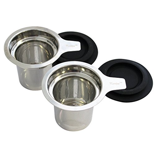 M lot de 2 infuseurs à thé, théières amovibles,...