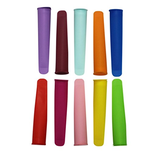 M lot de 10 moules en silicone colorés pour sor...