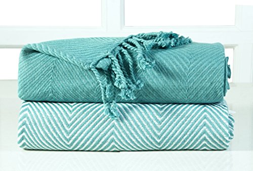 Hockey Club Luxe Lot de 2 Chevron coton couvert...