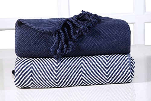 Hockey Club Luxe Chevron coton simple canapé co...