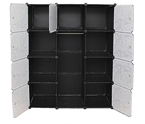 TheBigShip® Grande armoire Chambre Meubles Plac...