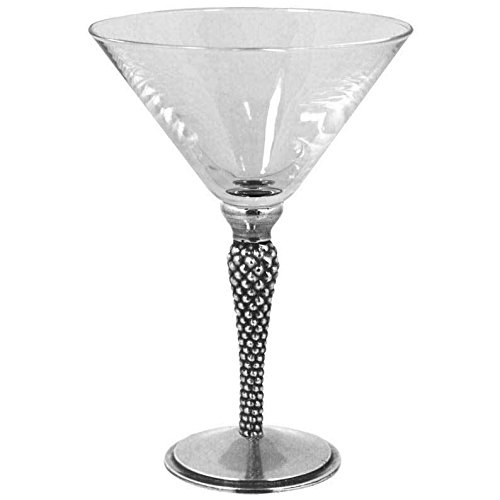 Regency verre à cocktail simple avec tige en étain