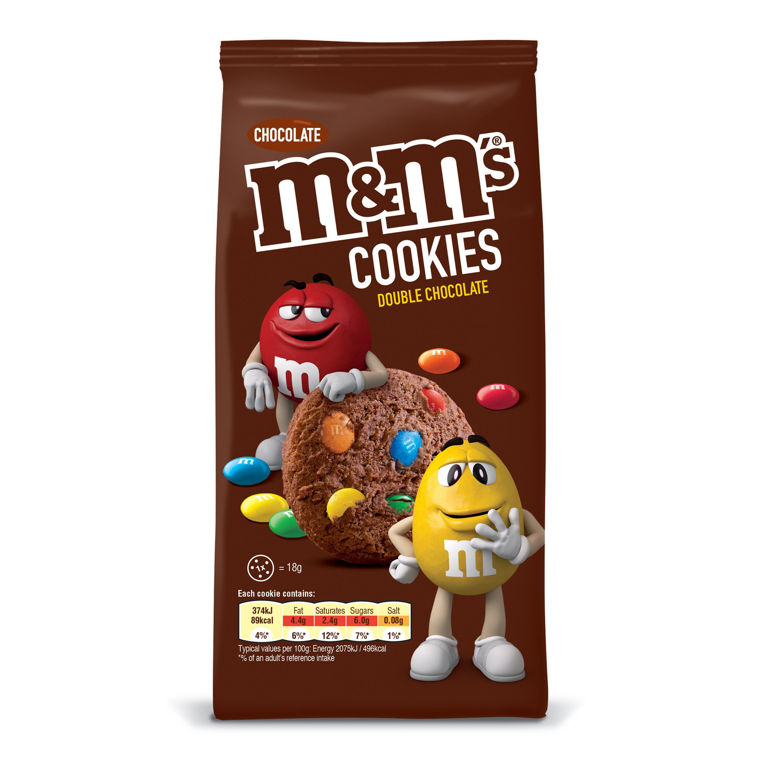 Biscuits cookies double chocolat M&M's MARS