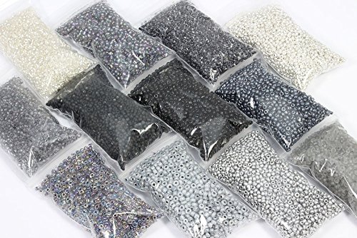 Totally Beads Ltd De Rocailles En Verre-Taille 11-25 g sacs-- spécial acheter - 10 sacs de couleur mix-Monochrome 5060407562490 (5060407562490)