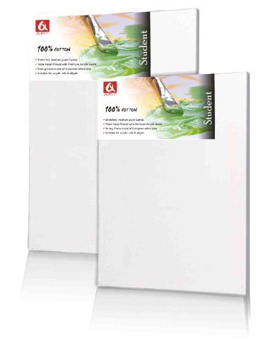 Quantum Art châssis entoilé vierge toile en coton avec apprêt gesso 76 x 102 cm code EAN 5060408141366 