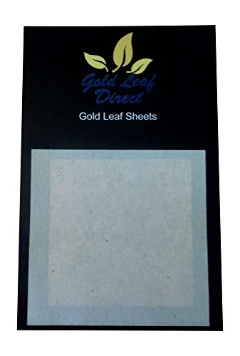 Feuille d'or 24 carats 100% véritable 100 feuilles 45mm X 45 mm 5060409270492 Goldleaf