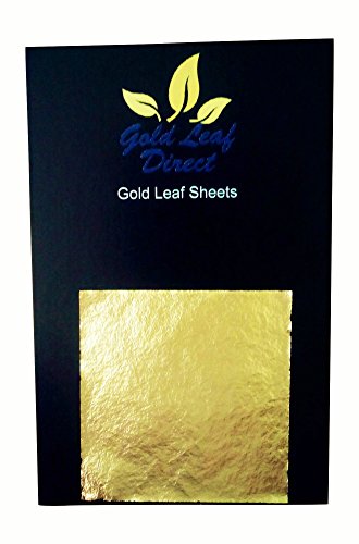 20 feuilles x Feuille d'or sur la base de coule...