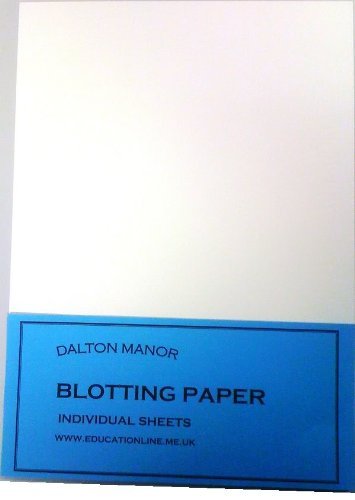 DALTON MANOR Papier Buvard format A4 - Pack de 6 feuilles blanches code EAN 5060411010048 