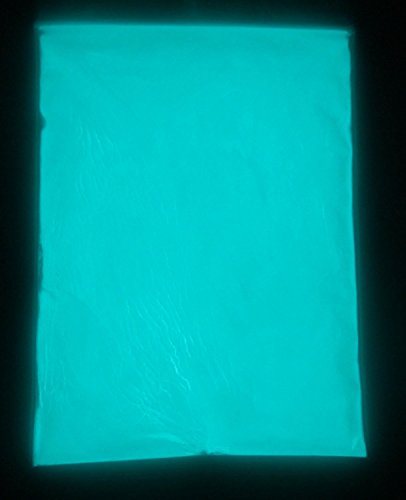 Eli-Glow Glow Poudre 500 g, eli-glow photo luminescent Pigment poudre bleu, aigue-marine, super-grade aluminate Strontium (de plus grande taille sur Amazon). code EAN 5060412070102 