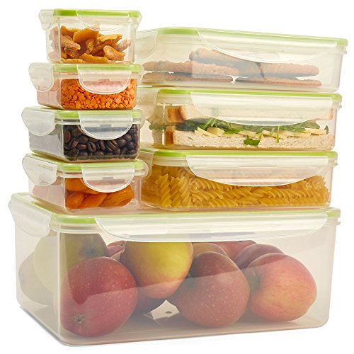 Lot de 8 Boites de Conservation Hermétique Alim...