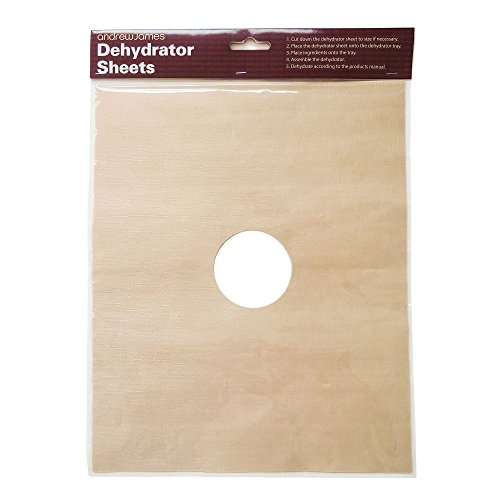 Andrew James 6 Feuilles Flexibles pour Déshydrateur Alimentaire, compatible avec Déshydrateur Digital Andrew James et Autres Modèles Similaires, Nettoyable au Lave-vaisselle, Parfait Pour Fruits Secs - Garantie Deux Ans code EAN 5060415765197 
