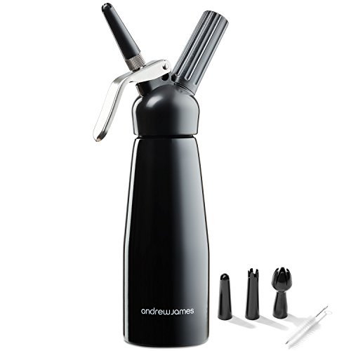 - siphon à chantilly en noir - 500ml - et distr...