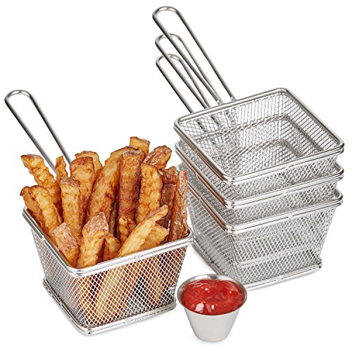 Plats de Service à Frites Andrew James - 4 Pani...