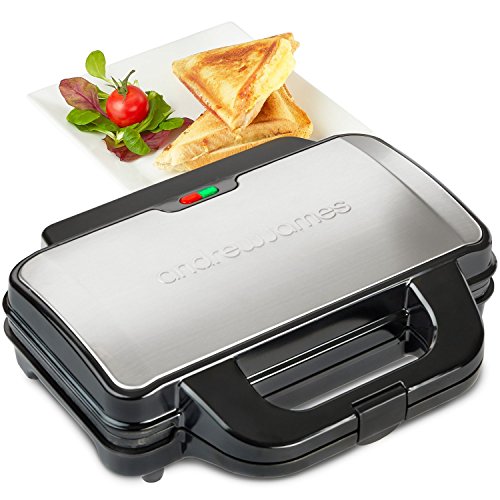Andrew James Toaster de Sandwich Andrew James 900W - Capacité pour Deux Sandwiches - Garantie Deux Ans code EAN 5060415767030 