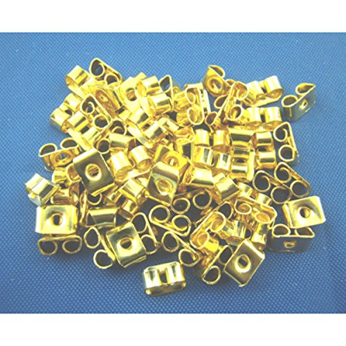 50 x Boucles d'oreille plaqué or Bouchons arriè...