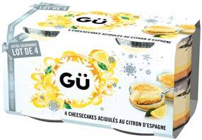 CHEESECAKES ACIDULÉS AU CITRON D’ESPAGNE  “GÜ” 5060425284855 