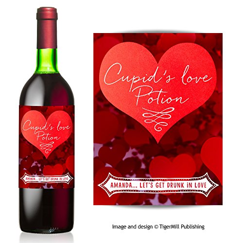 Personnalisé '' étiquette de bouteille de vin I...