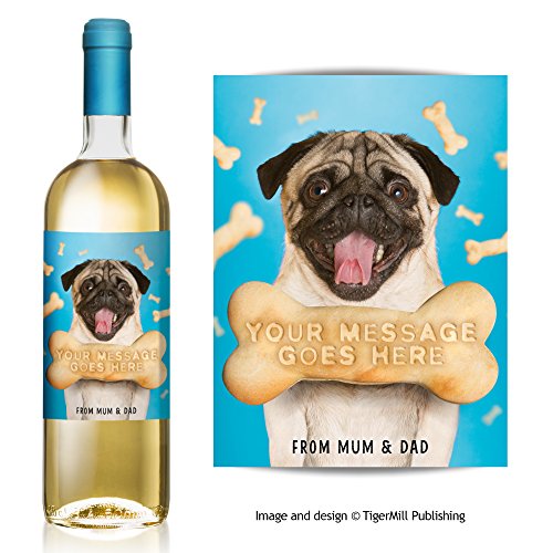 Étiquette pour bouteille de vin à personnaliser...