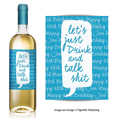 Étiquette personnalisable pour bouteille de vin