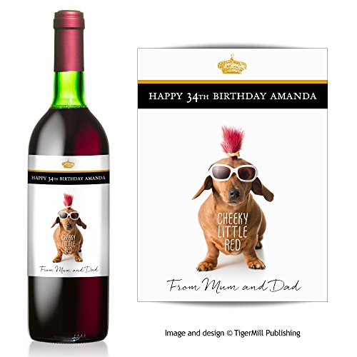 Étiquette d'anniversaire personnalisable pour b...