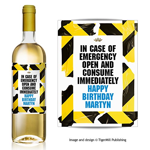 Personnalisé 'en cas d'urgence ouvert et consom...