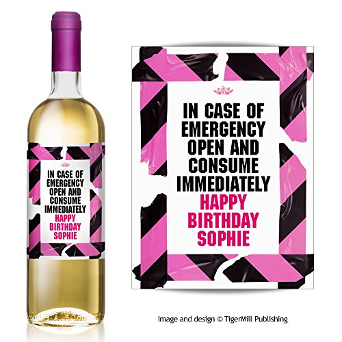 Personnalisé 'en cas d'urgence ouvert et consom...