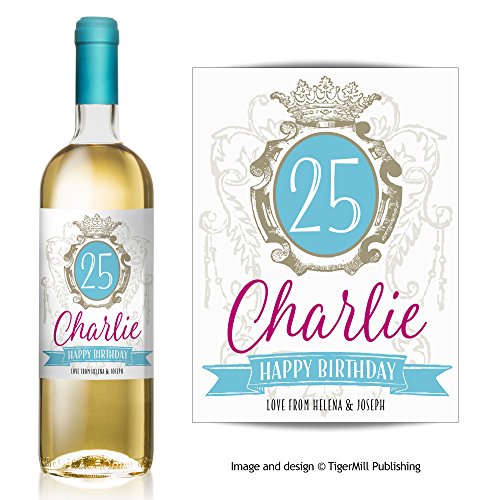 Cadeau personnalisé étiquette de bouteille de v...