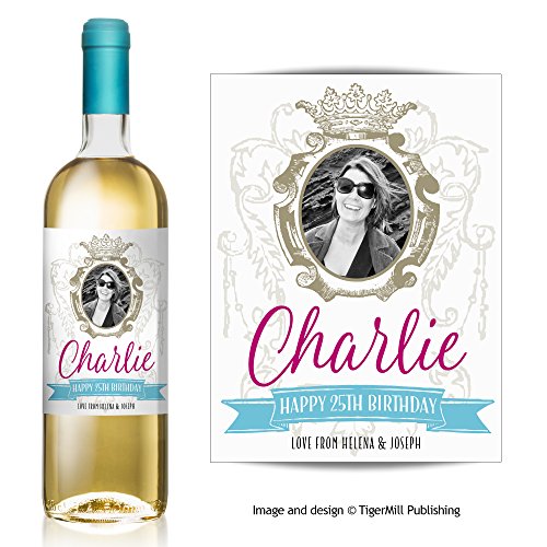 Étiquette de bouteille de vin Photo Style shabb...