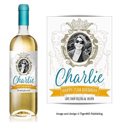 Étiquette de bouteille de vin à personnaliser s...