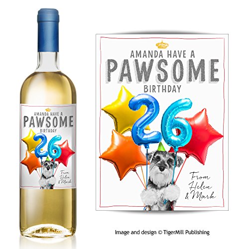 Étiquette de bouteille de vin Personnalisée Chi...