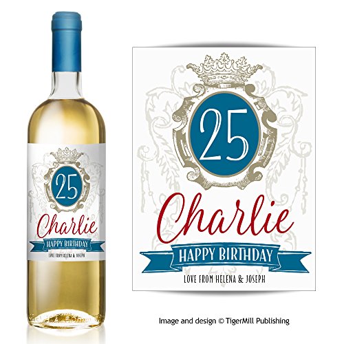 Étiquette de bouteille de vin personnalisable S...